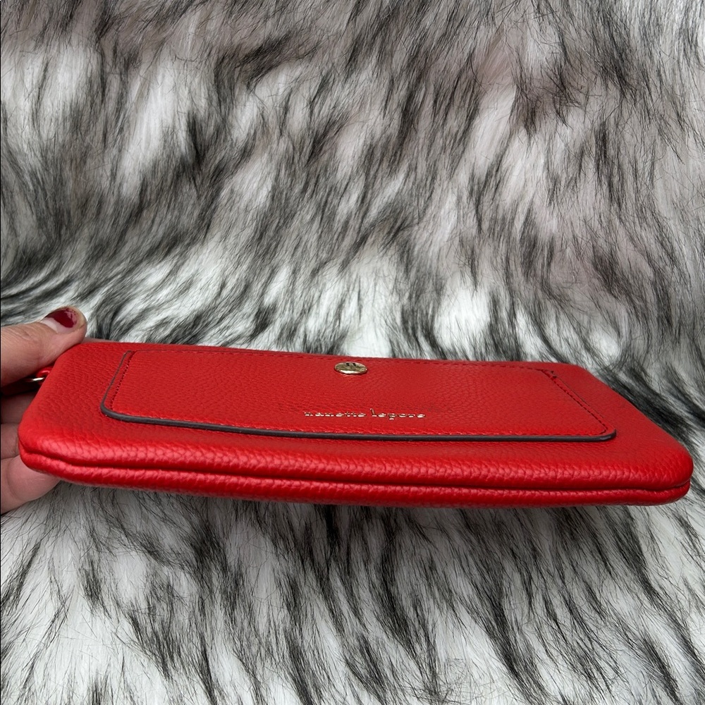 Nanette Lepore Vibrant Red Wristlet - Picture 6 of 11